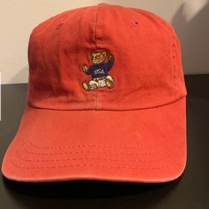 VTG Ralph Lauren Polo sport Sit Down Bear Hat Cap